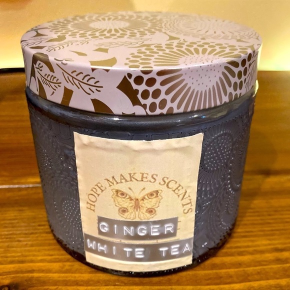 Other - Hand poured soy Ginger White Tea candle